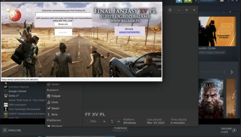 Final Fantasy XV spolszczenie - kompletna instrukcja instalacji 2025