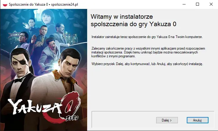 Spolszczenie Yakuzy: Jak grać w polskiej wersji językowej