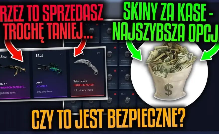 Jak wymienić skiny na pieniądze i uniknąć oszustw w sprzedaży