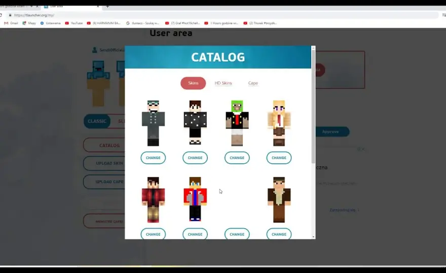 Jak ustawić skina w Minecraft TLauncher i uniknąć typowych błędów