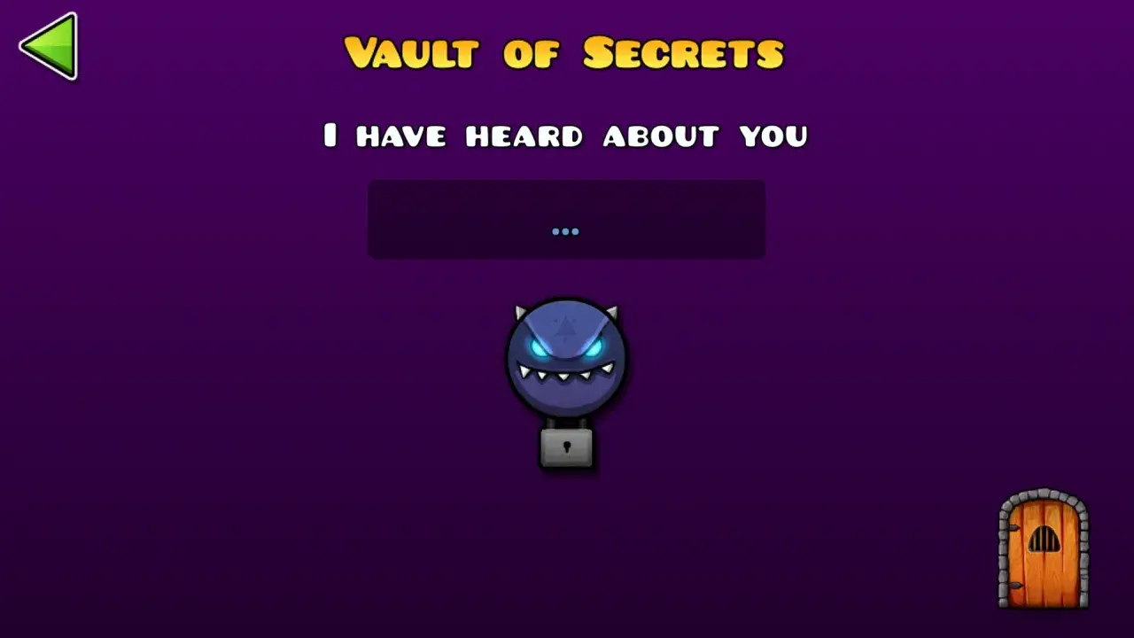 Vault of Secrets: "I have heard about you". Złowrogi potwór z kłódką czeka na kody.