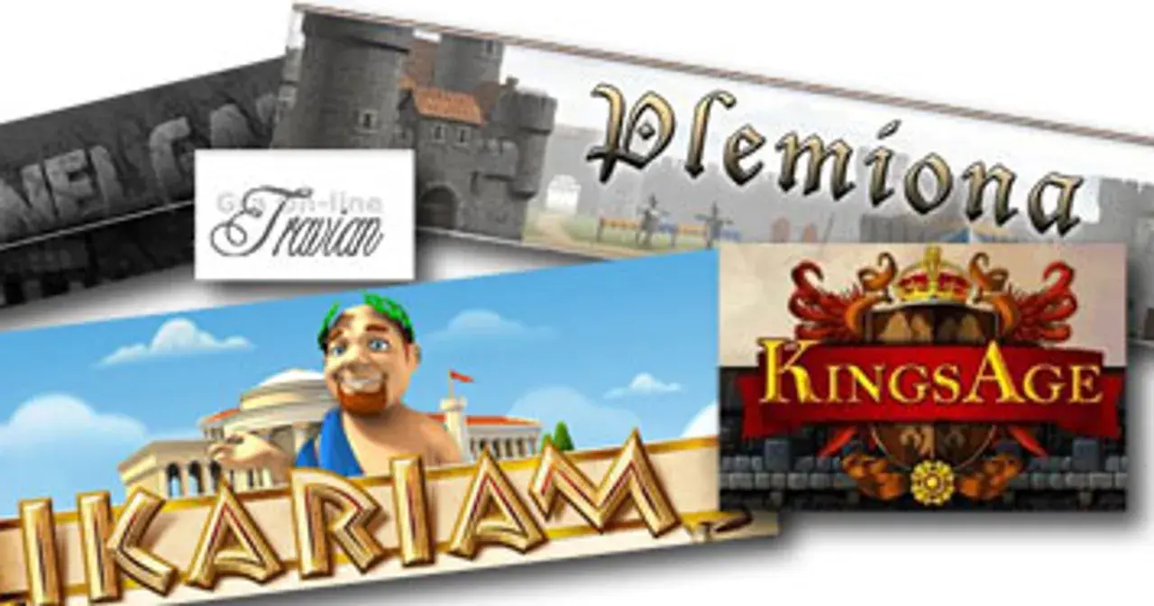 Gry online takie jak Plemiona, Travian, Ikariam i KingsAge.