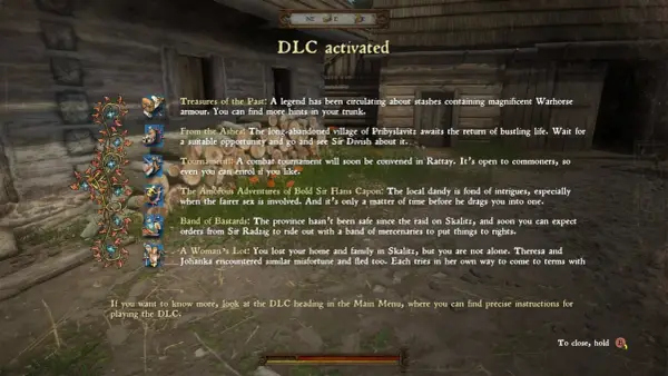 Aktywowano DLC! Poznaj historie "Skarby Przeszłości", "Z Popiołów", "Turniej", "Amory Sir Hansa Capona", "Bandę Bękartów" i "Los Kobiety".